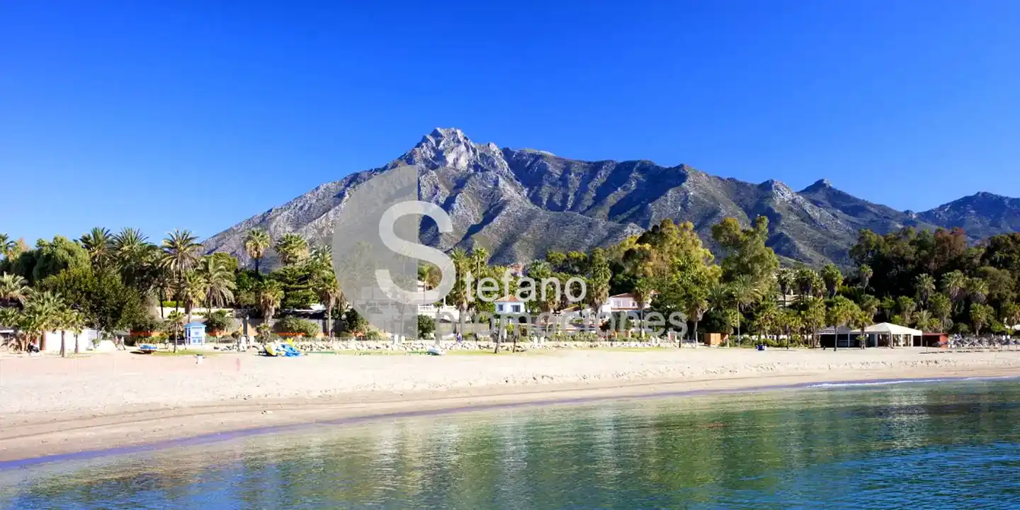 Vista exterior de Planta baixa en venda en Marbella amb Aire condicionat, Jardí privat i Terrassa