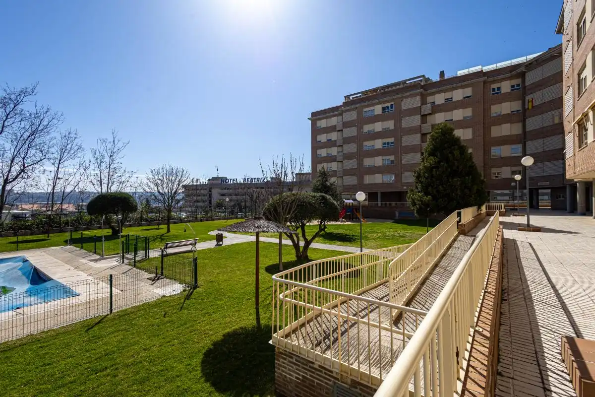 Exterior view of Flat for sale in Toledo  with Heating, Private garden and Swimming Pool