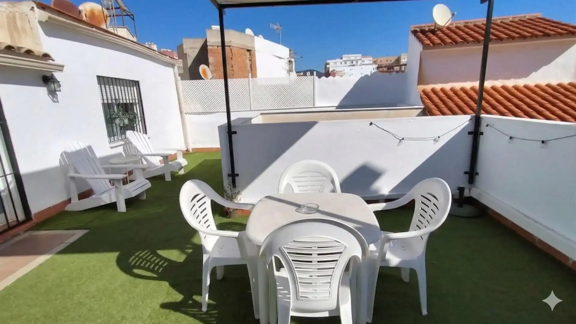 Terrace of Attic for rent in Málaga  with Air Conditioner, Heating and Terrace