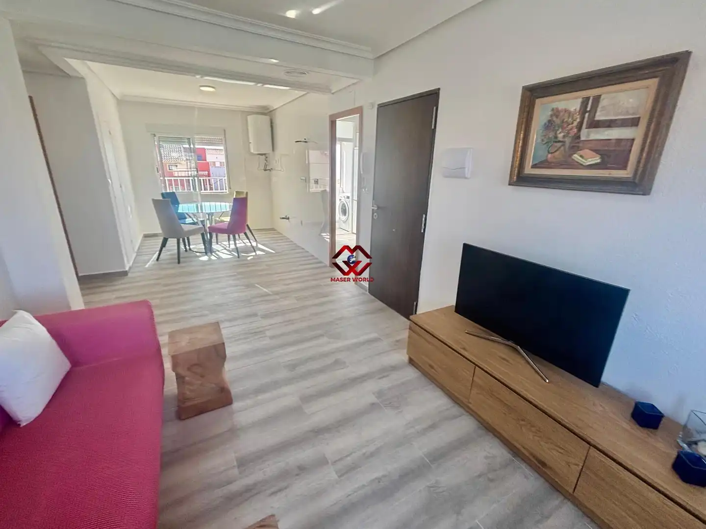 Sala d'estar de Apartament en venda en Pilar de la Horadada amb Aire condicionat, Calefacció i Terrassa
