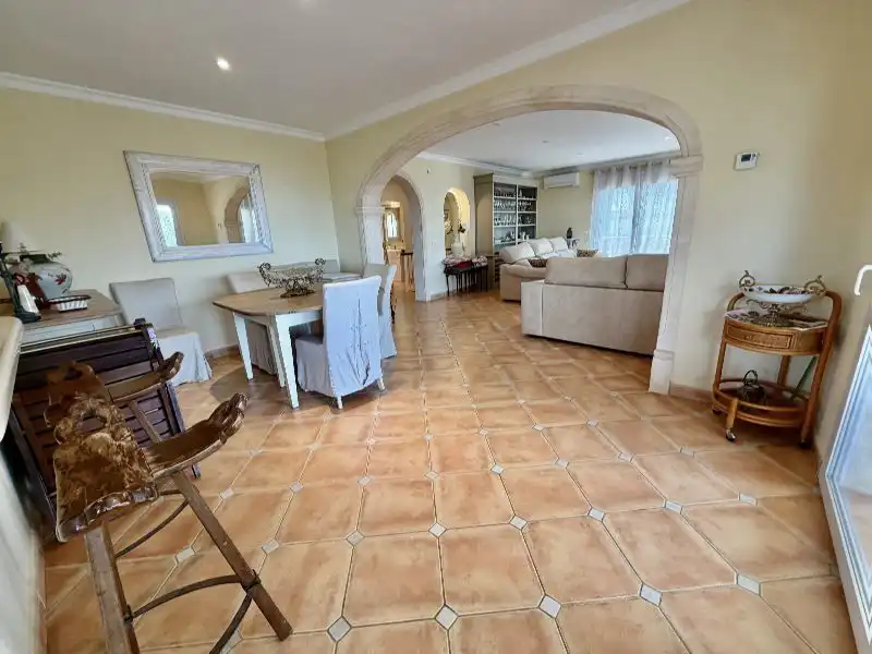 Comedor de Casa o chalet de alquiler en Jávea / Xàbia con Aire acondicionado, Calefacción y Jardín privado