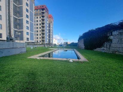 Swimming pool of Flat for sale in Vigo   with Air Conditioner, Terrace and Swimming Pool