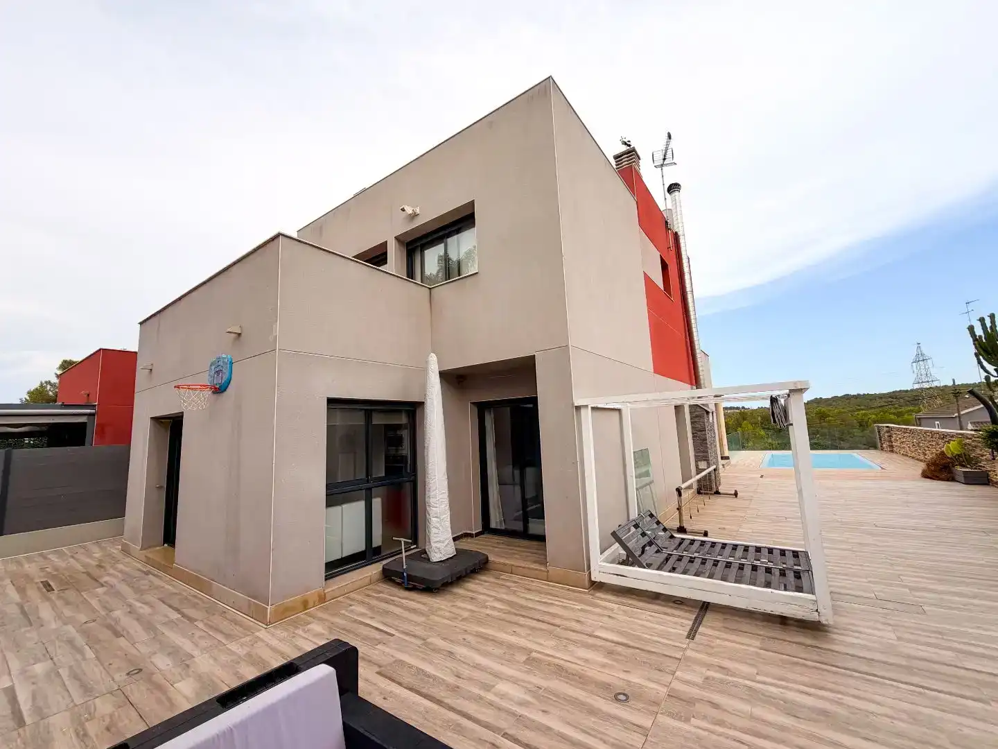 Terrassa de Casa o xalet en venda en Els Pallaresos amb Aire condicionat, Piscina i Balcó