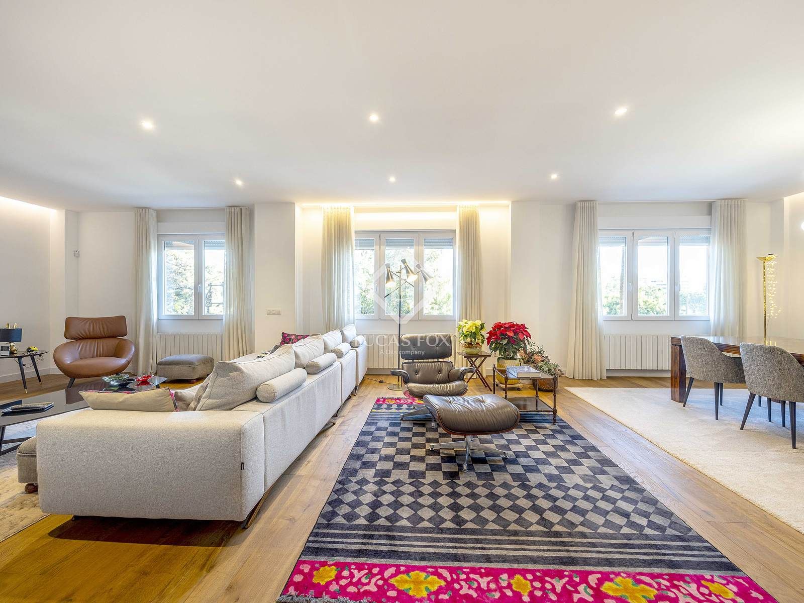 Sala de estar de Piso en venta en  Valencia Capital con Aire acondicionado, Calefacción y Parquet