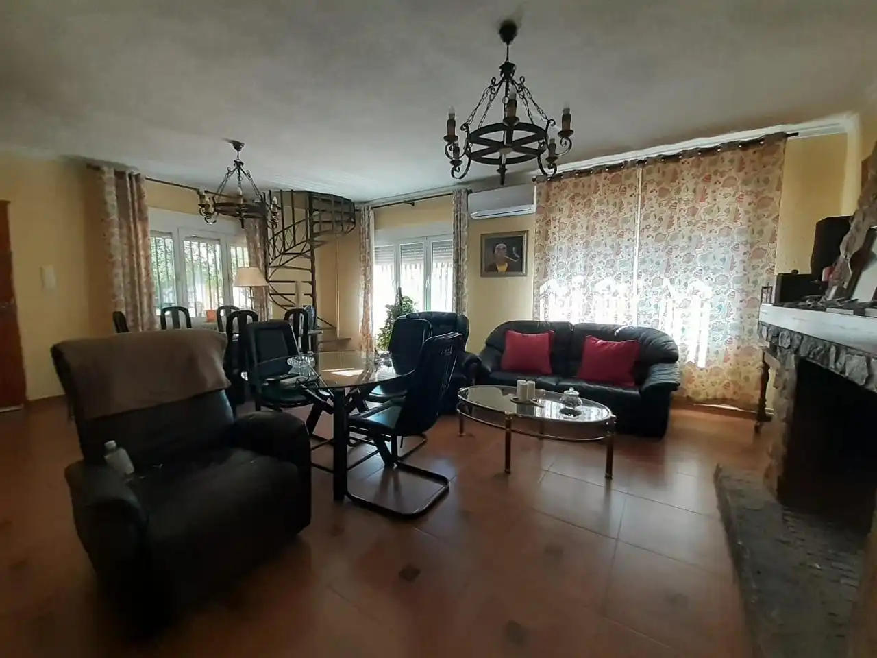 Living room of Houses for sale in Albacete  with Heating, Storage room and Swimming Pool