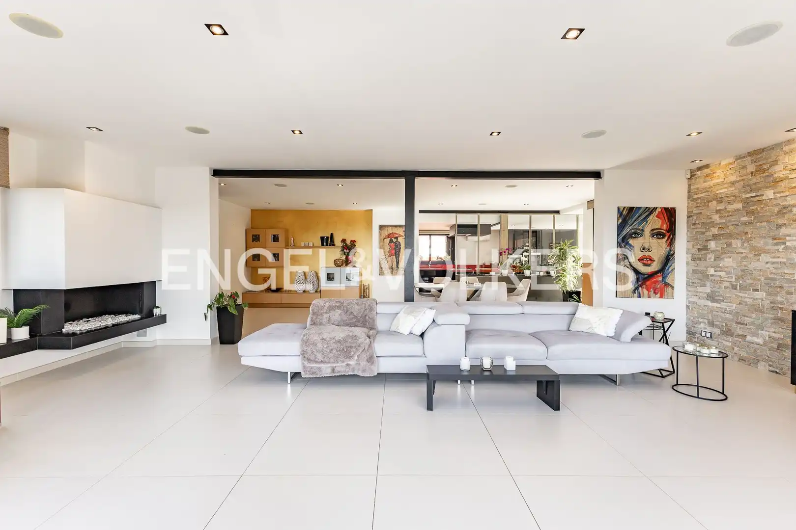 Living room of Houses for rent in Cabrils  with Air Conditioner, Heating and Private garden