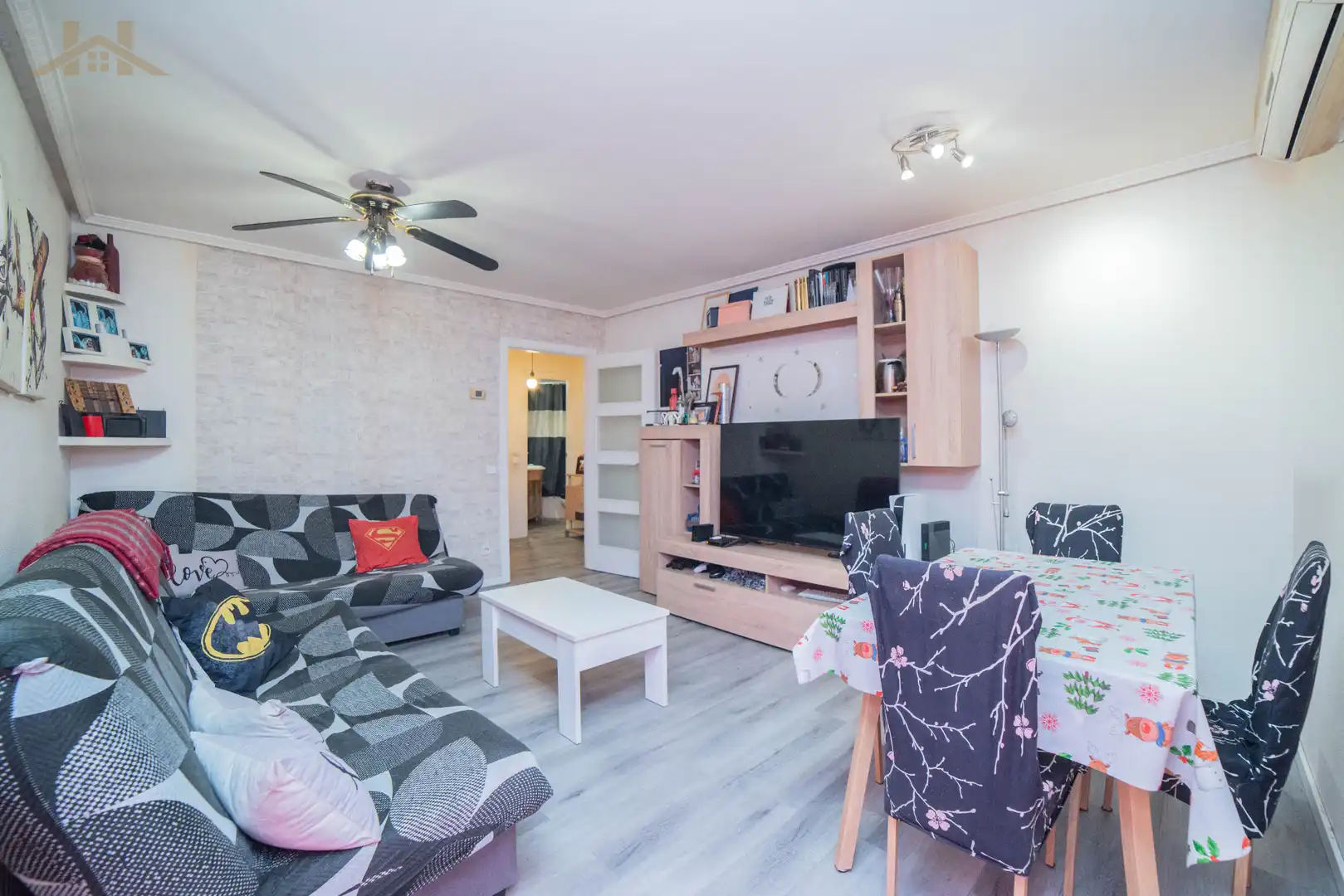 Sala de estar de Piso en venta en Fuenlabrada con Aire acondicionado, Calefacción y Parquet