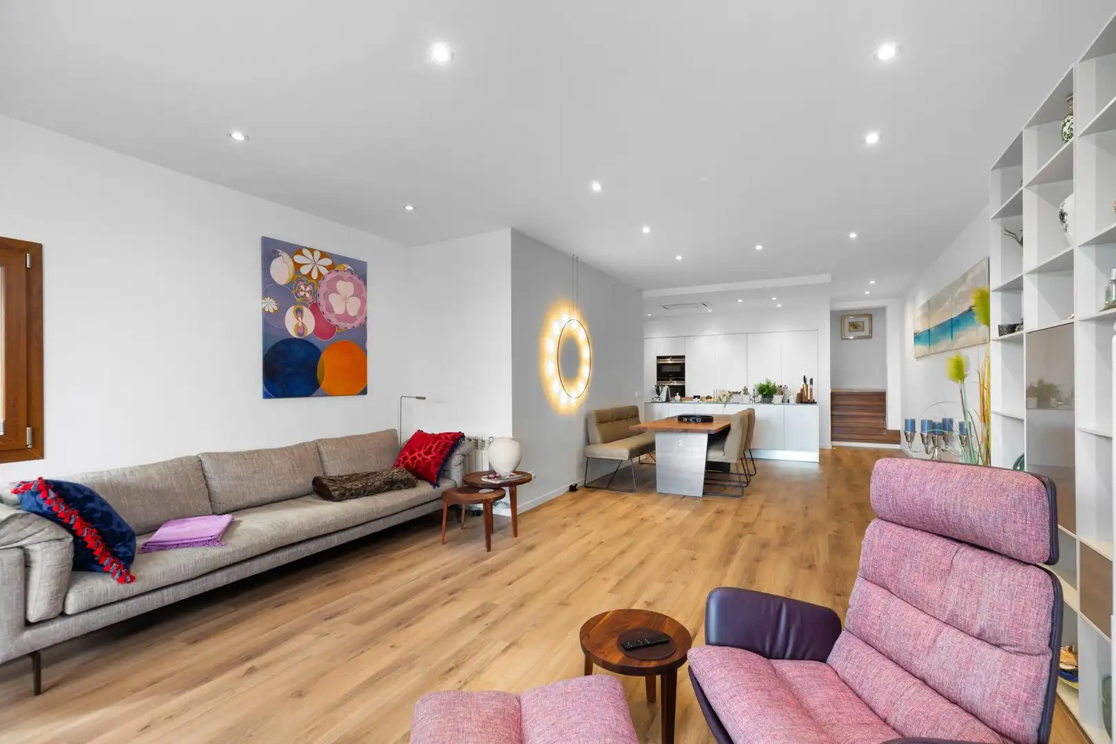 Sala de estar de Piso en venta en  Palma de Mallorca con Calefacción, Parquet y Terraza