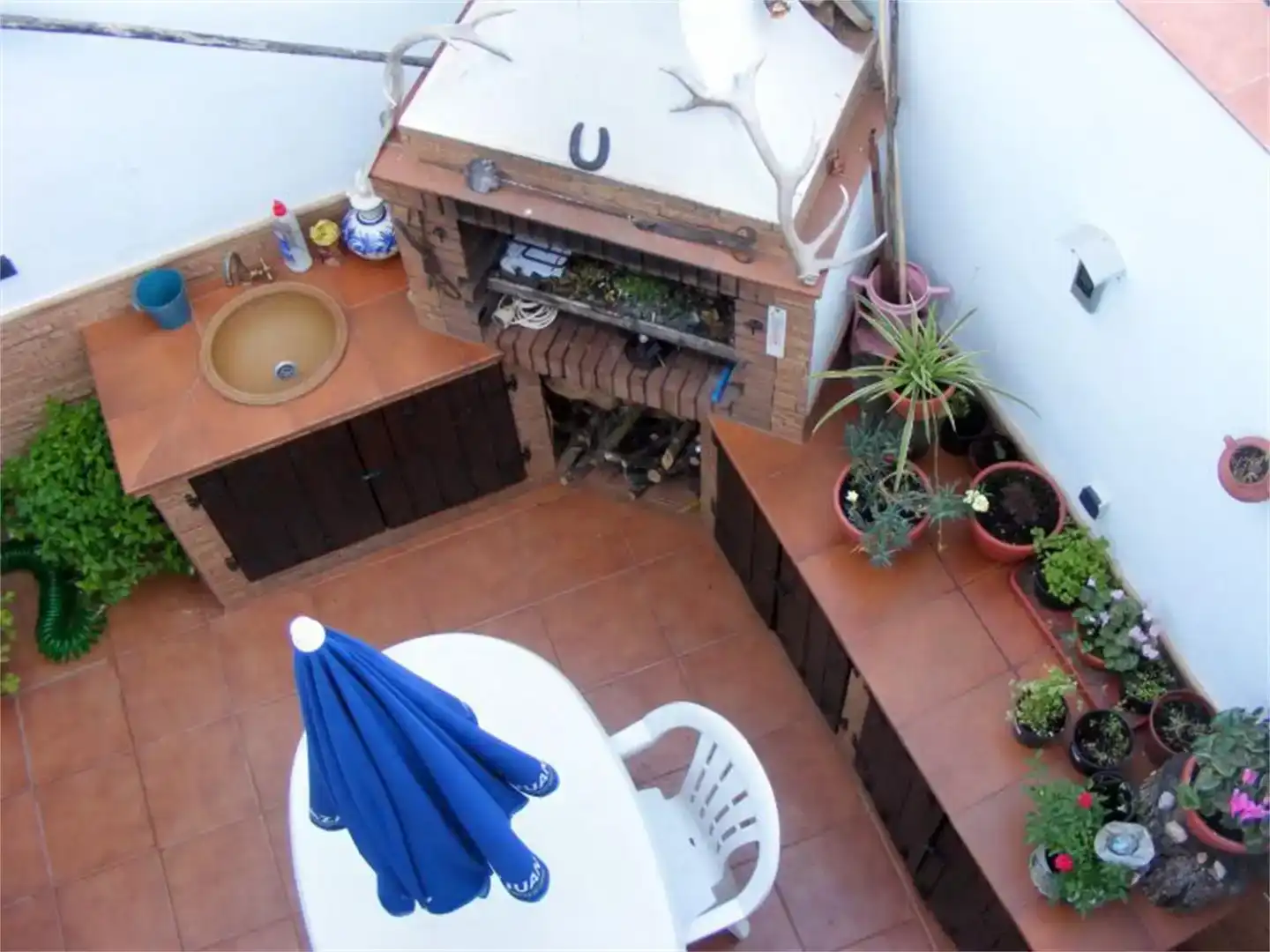 Terrassa de Casa adosada en venda en Benaoján amb Aire condicionat i Balcó