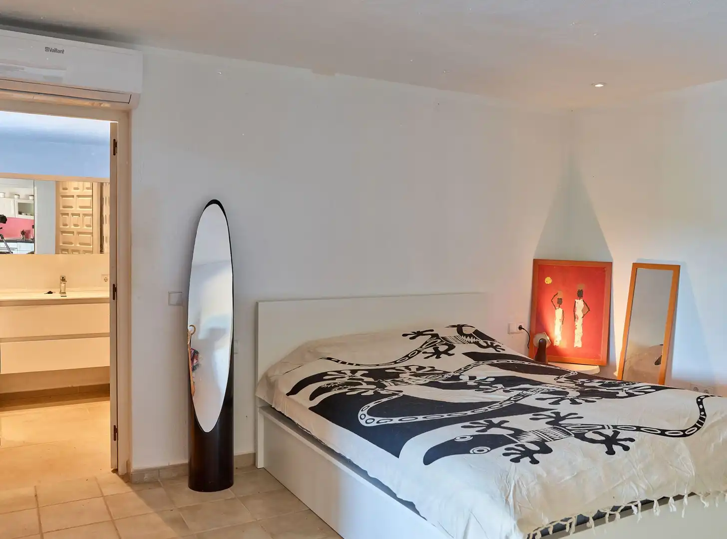 Bedroom of Houses for sale in Sant Josep de sa Talaia  with Air Conditioner, Heating and Private garden