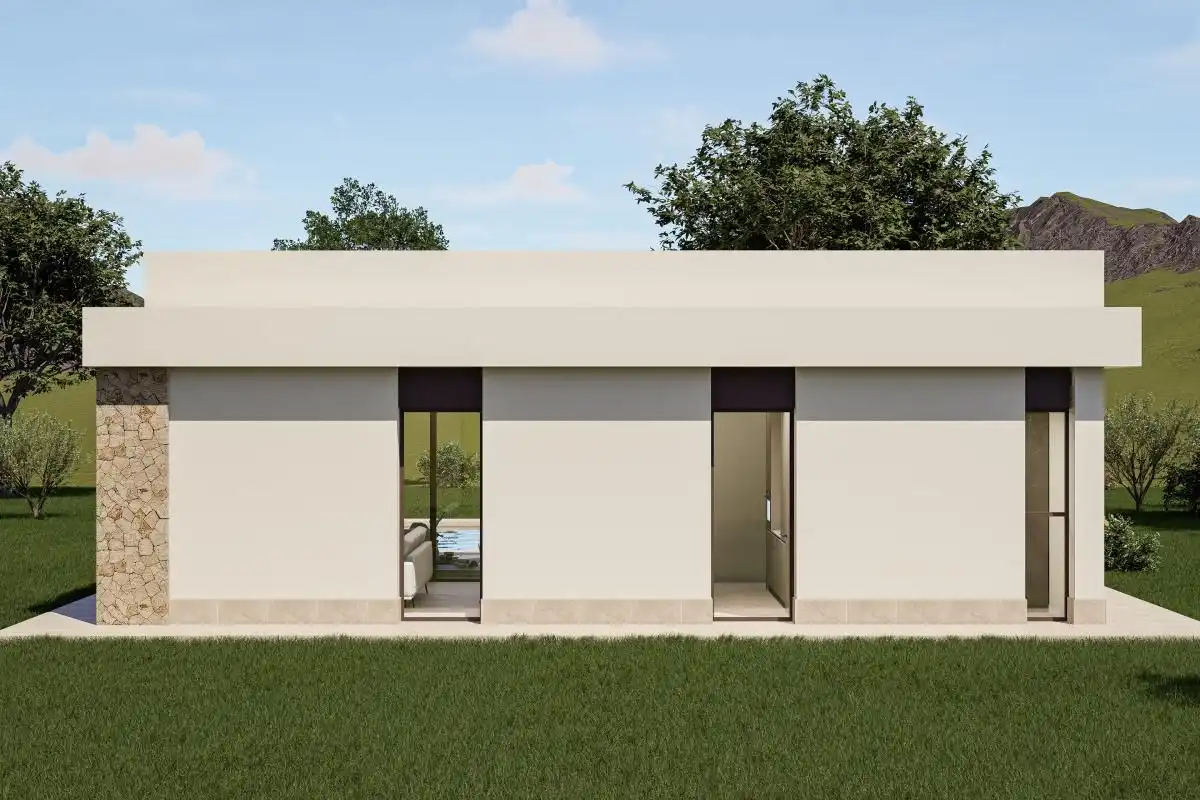 Exterior view of Houses for sale in Aspe  with Air Conditioner, Heating and Terrace