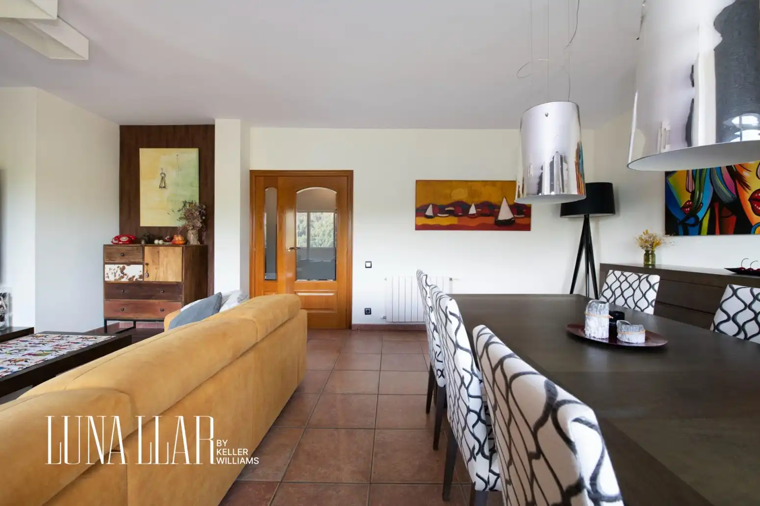 Living room of Detached homes for sale in Sant Climent de Llobregat  with Heating, Parquet flooring and Terrace
