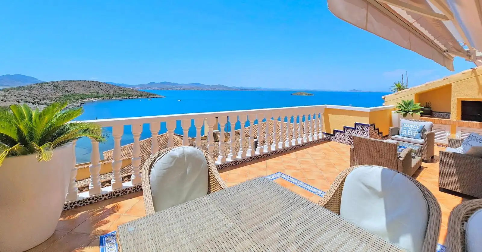 Terrace of Detached homes for rent in La Manga del Mar Menor  with Air Conditioner, Heating and Terrace