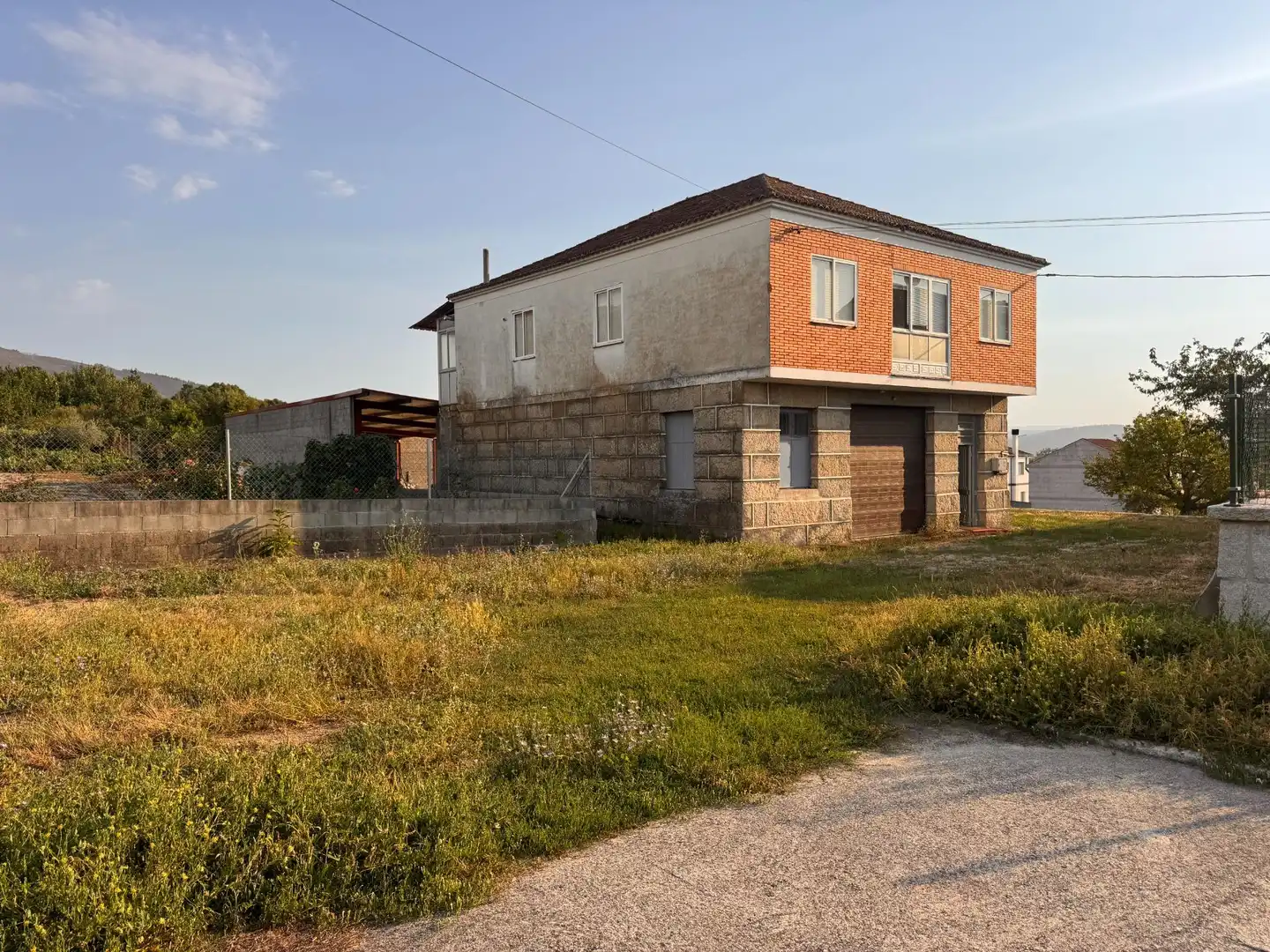 Vista exterior de Casa o chalet en venta en Verín con Calefacción, Jardín privado y Terraza