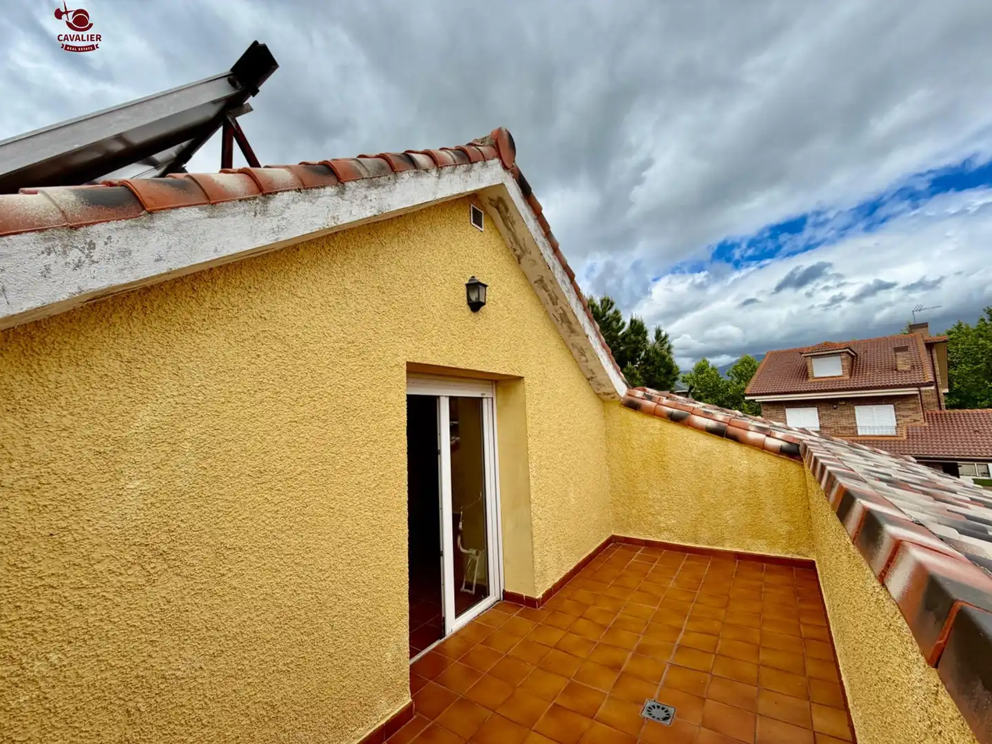 Terrassa de Casa o xalet en venda en Guadarrama amb Calefacció, Jardí privat i Terrassa