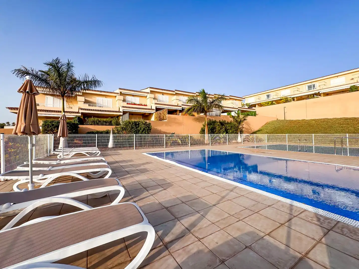 Swimming pool of Houses for sale in Santiago del Teide  with Air Conditioner, Private garden and Terrace