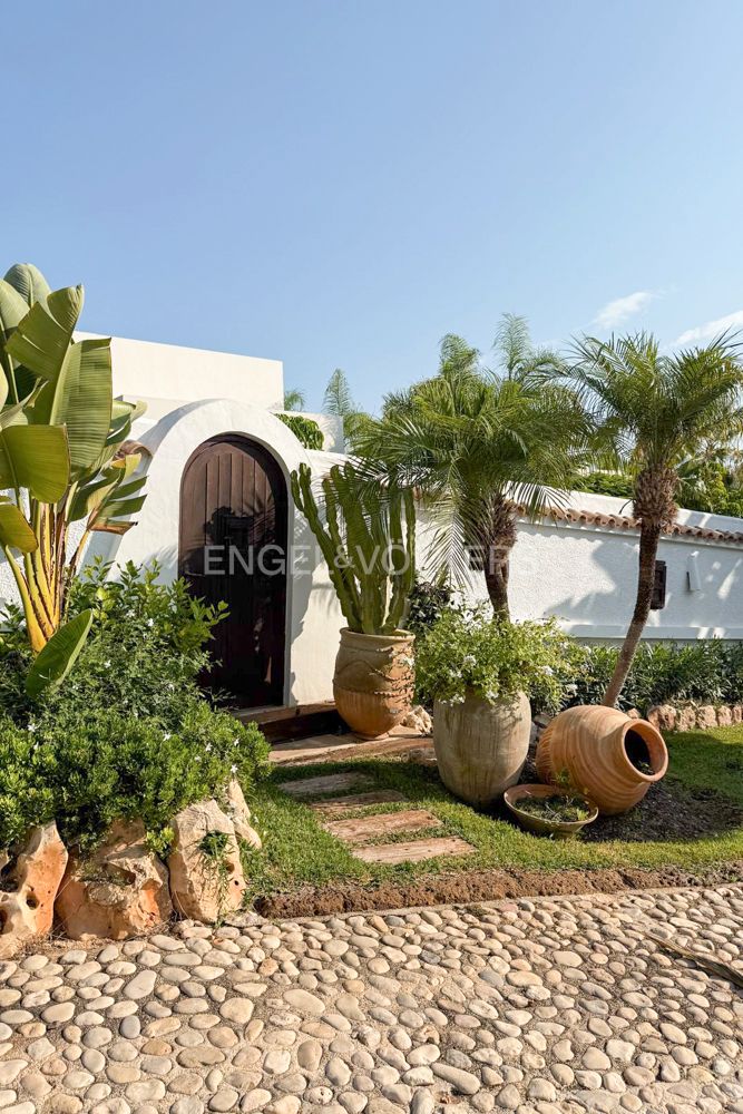 Vista exterior de Casa o chalet de alquiler en Jávea / Xàbia con Aire acondicionado, Calefacción y Jardín privado