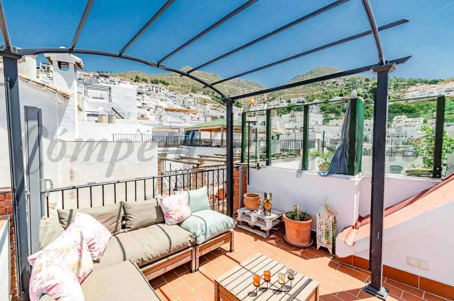 Terrace of Detached homes for sale in Cómpeta  with Air Conditioner, Terrace and Furnished
