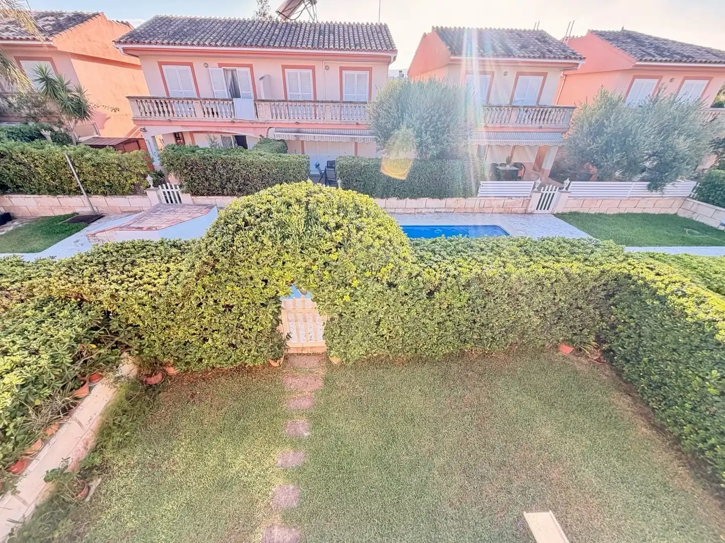 Jardí de Casa adosada en venda en Alcúdia amb Aire condicionat, Calefacció i Jardí privat