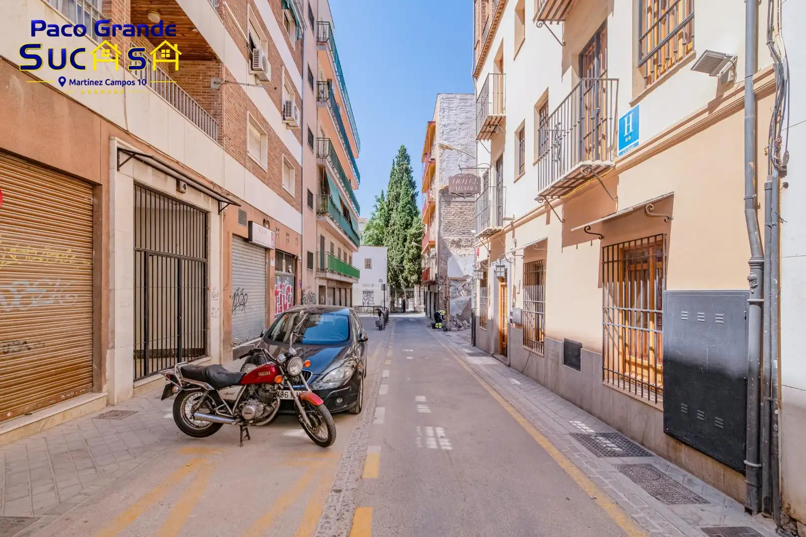 Vista exterior de Garaje en venta en Granada