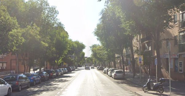 Exterior view of Planta baja for sale in  Madrid Capital