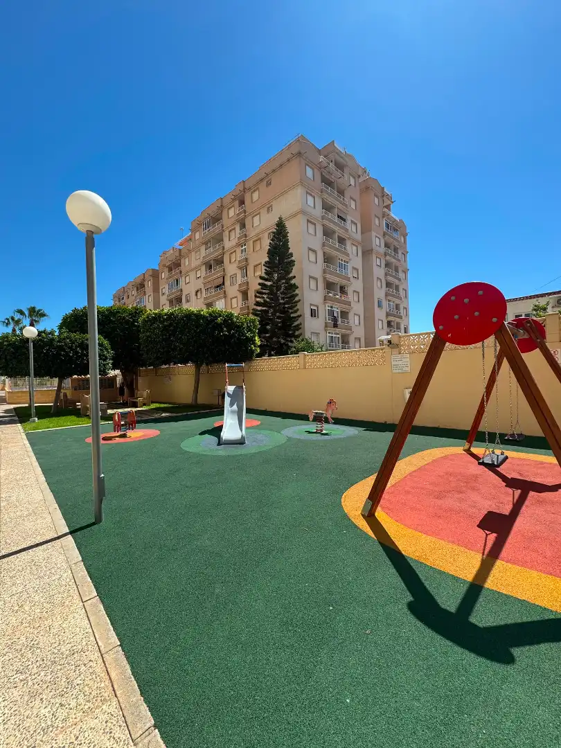 Parking of Flat for sale in Torrevieja  with Air Conditioner, Terrace and Furnished