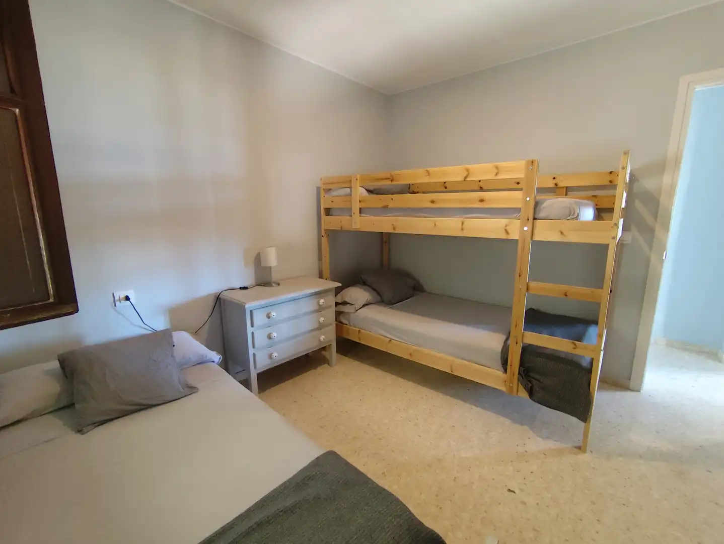 Schlafzimmer von Wohnung zur Miete in Sanlúcar de Barrameda mit Klimaanlage, Heizung und Möbliert