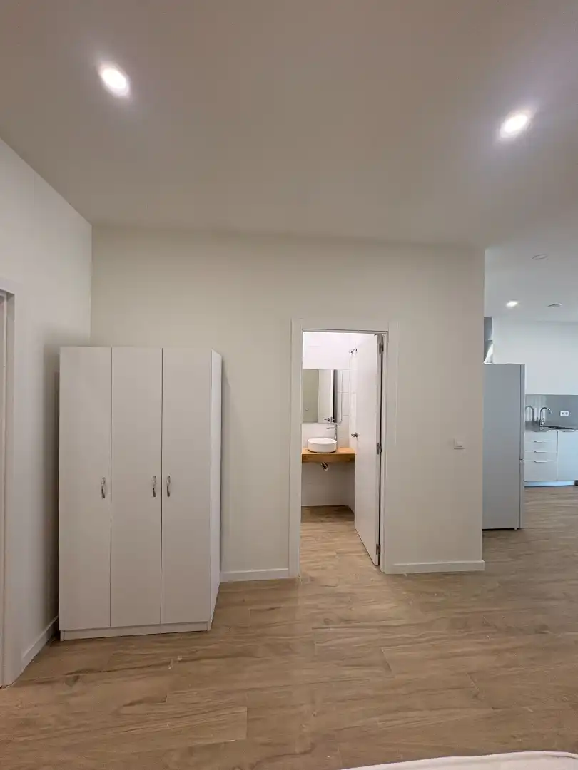Baño de Estudio de alquiler en Xàtiva con Amueblado, Horno y Lavadora