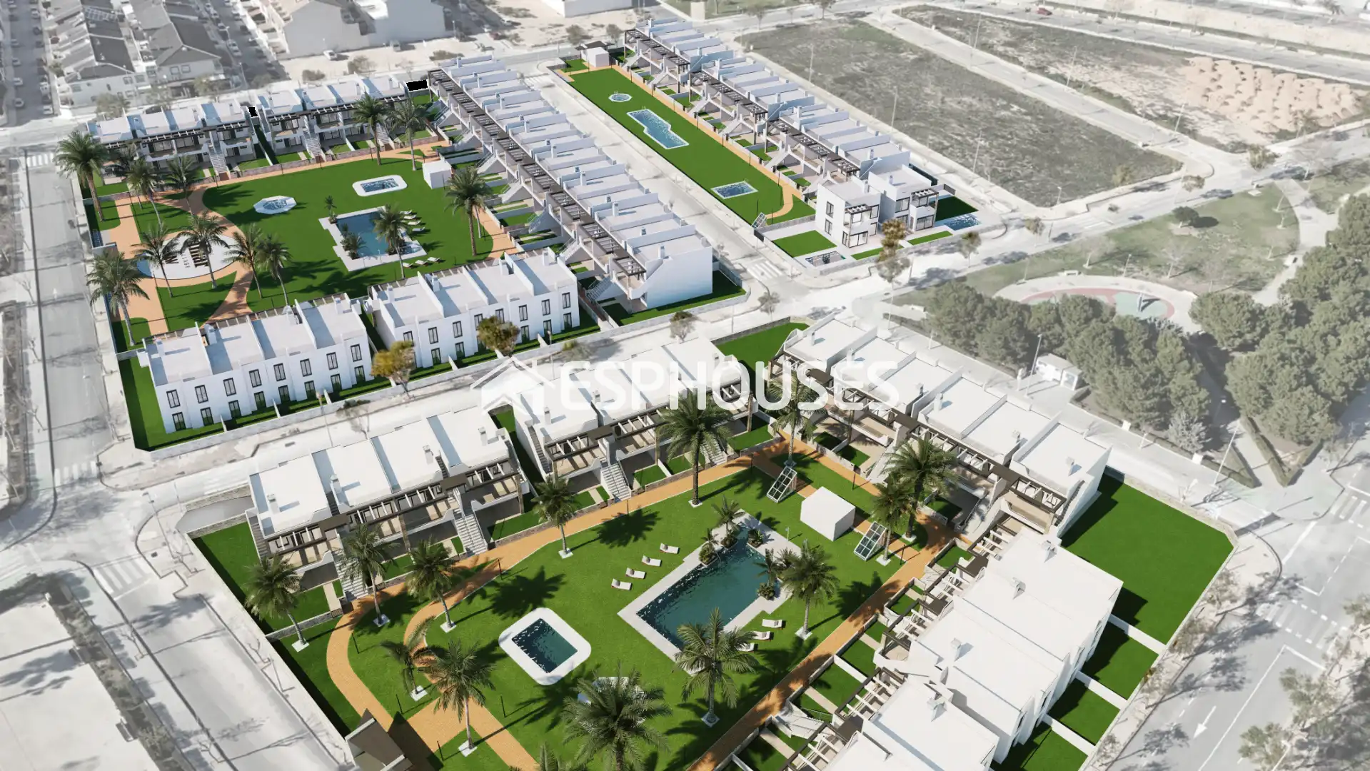 Exterior view of Ground floor for sale in Pilar de la Horadada  with Terrace, Balcony and Community pool