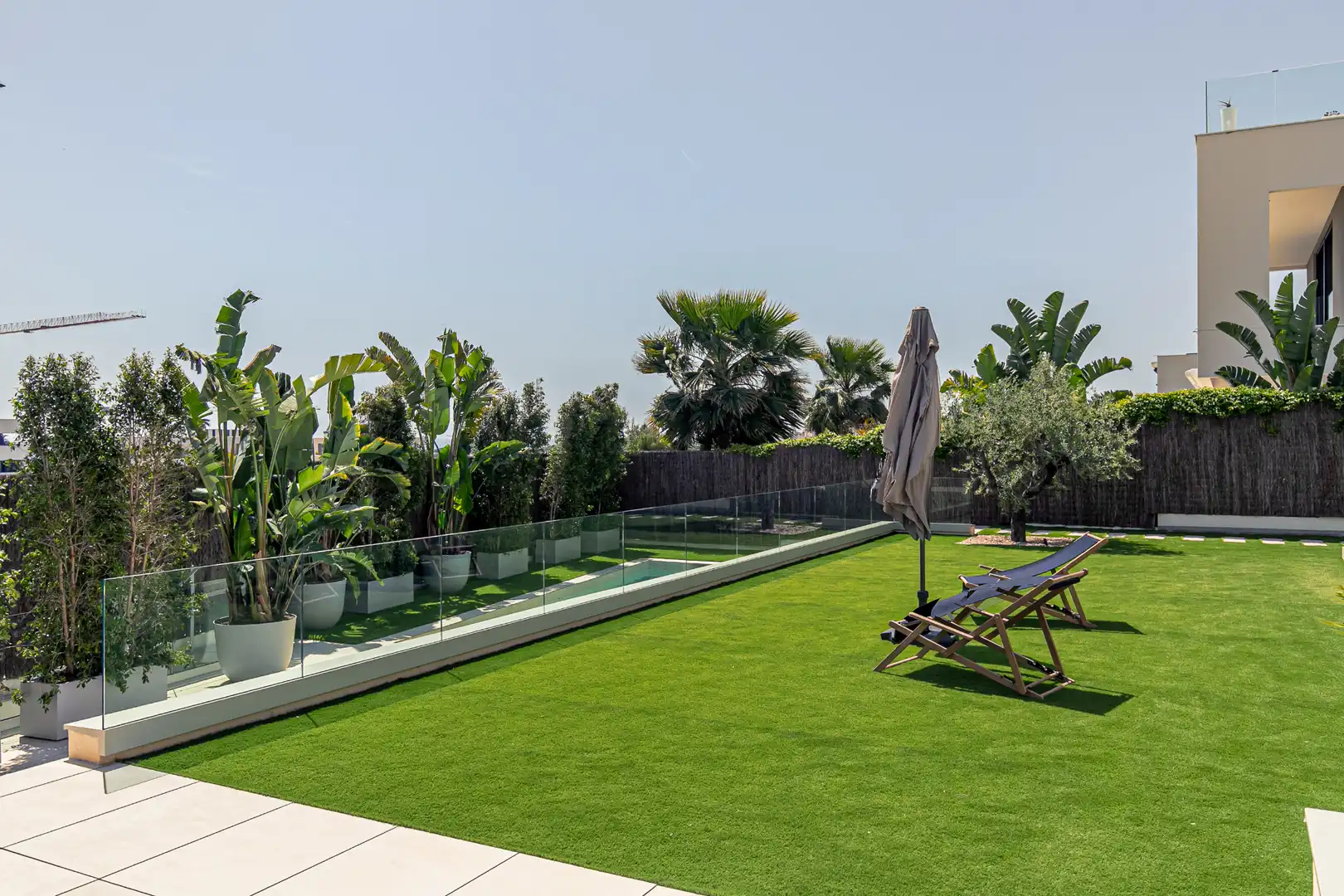 Terrasse von Haus oder Chalet zum Verkauf in Sitges mit Klimaanlage, Heizung und Privatgarten