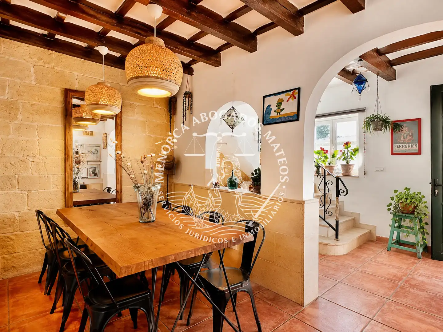 Casa amb terrassa en venda a Ferreries poble