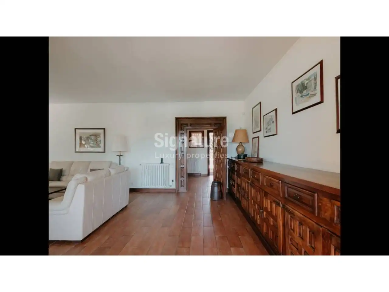 Sala d'estar de Casa o xalet en venda en Sant Andreu de Llavaneres amb Calefacció, Jardí privat i Terrassa