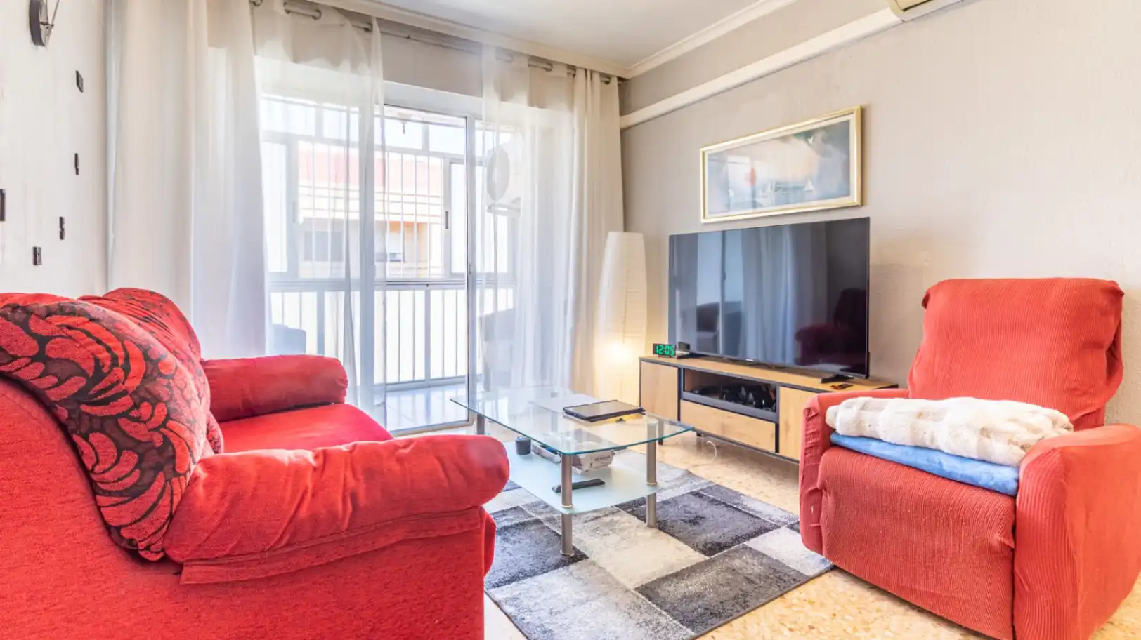 Living room of Flat for sale in Dénia  with Air Conditioner, Heating and Terrace