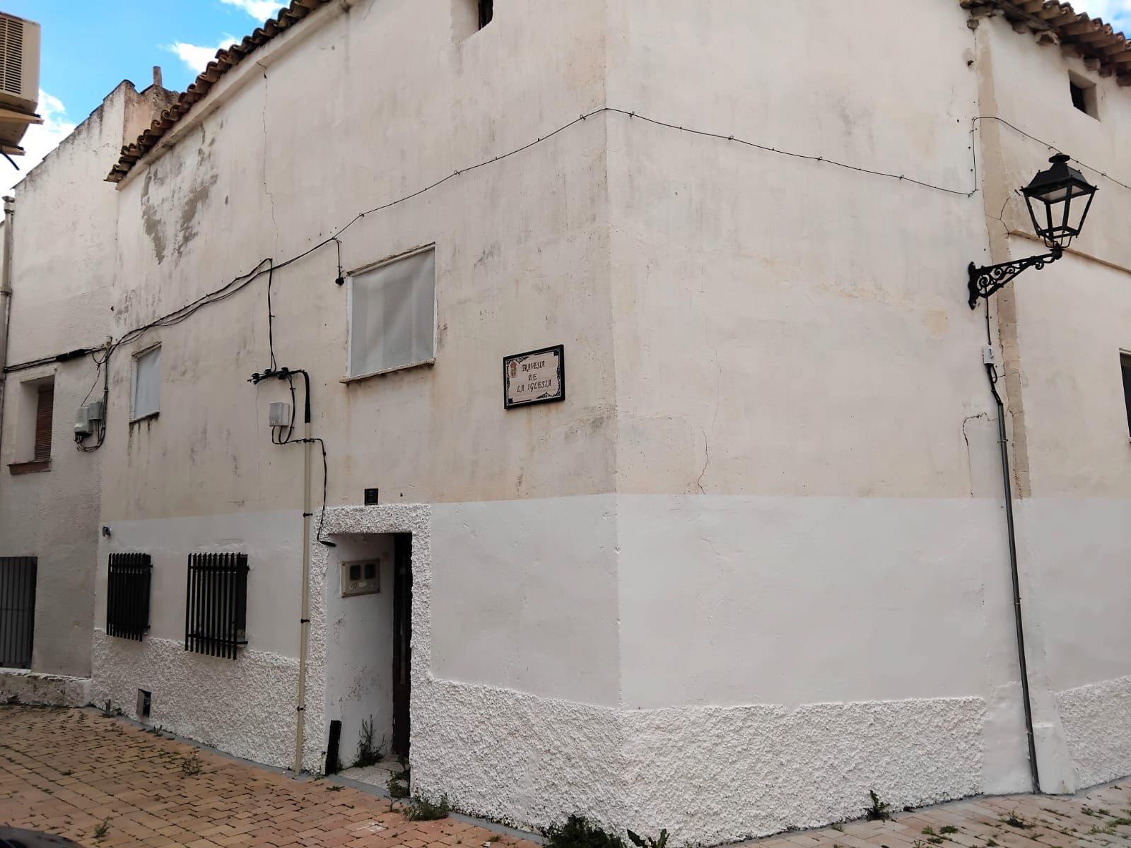 Exterior view of Country house for sale in Almonacid de Zorita  with Private garden