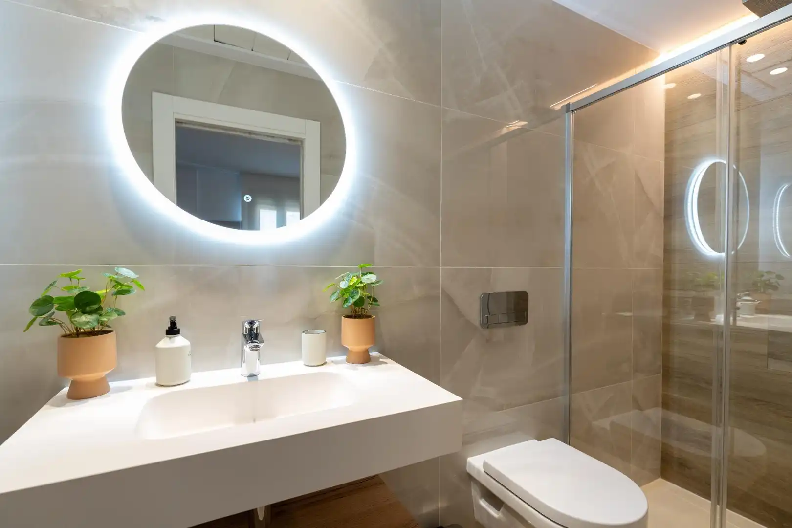 Baño de Casa adosada en venta en Santa Pola con Aire acondicionado, Jardín privado y Terraza