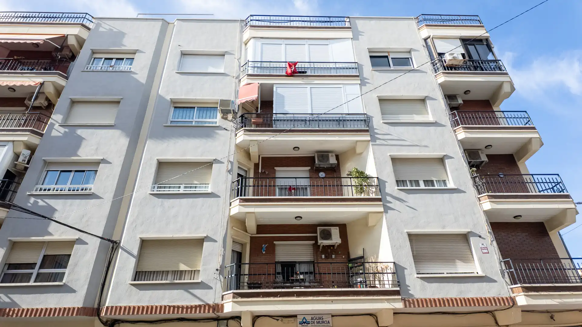 Vista exterior de Pis en venda en  Murcia Capital amb Aire condicionat, Parquet i Terrassa