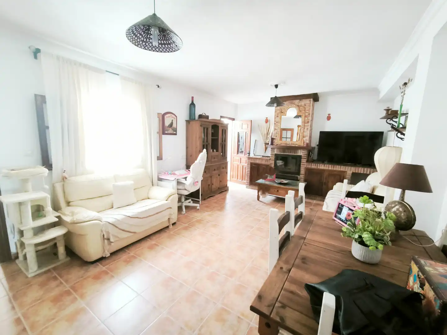Sala d'estar de Casa o xalet en venda en San Roque amb Terrassa