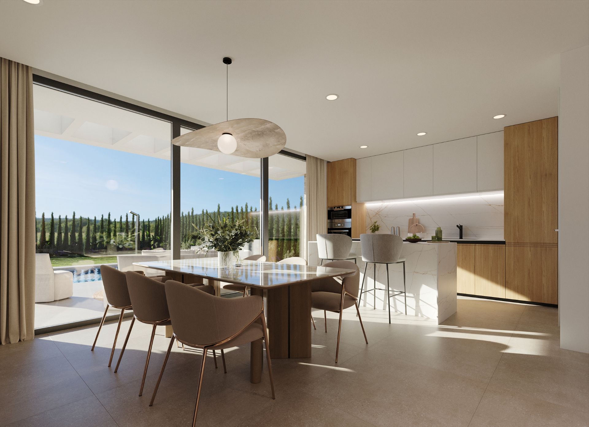 Kitchen of House or chalet for sale in Finestrat  with Air Conditioner, Heating and Private garden
