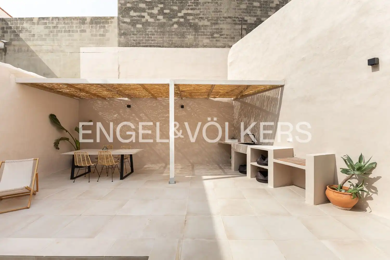 Terraza de Casa adosada en venta en Náquera con Calefacción, Parquet y Terraza