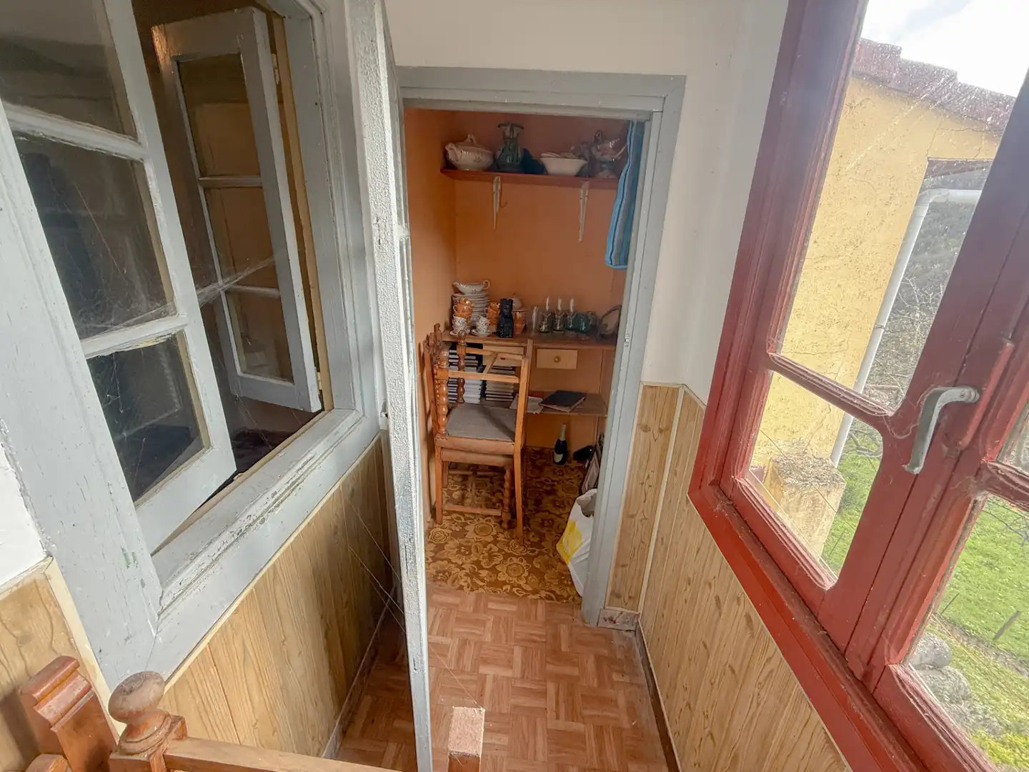 Cocina de Casa o chalet en venta en Mieres (Asturias) con Jardín privado y Balcón