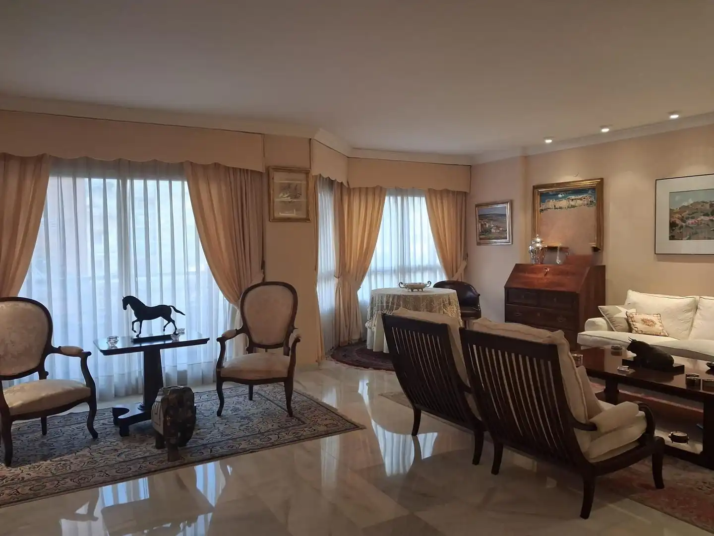 Sala d'estar de Dúplex en venda en Gandia amb Aire condicionat