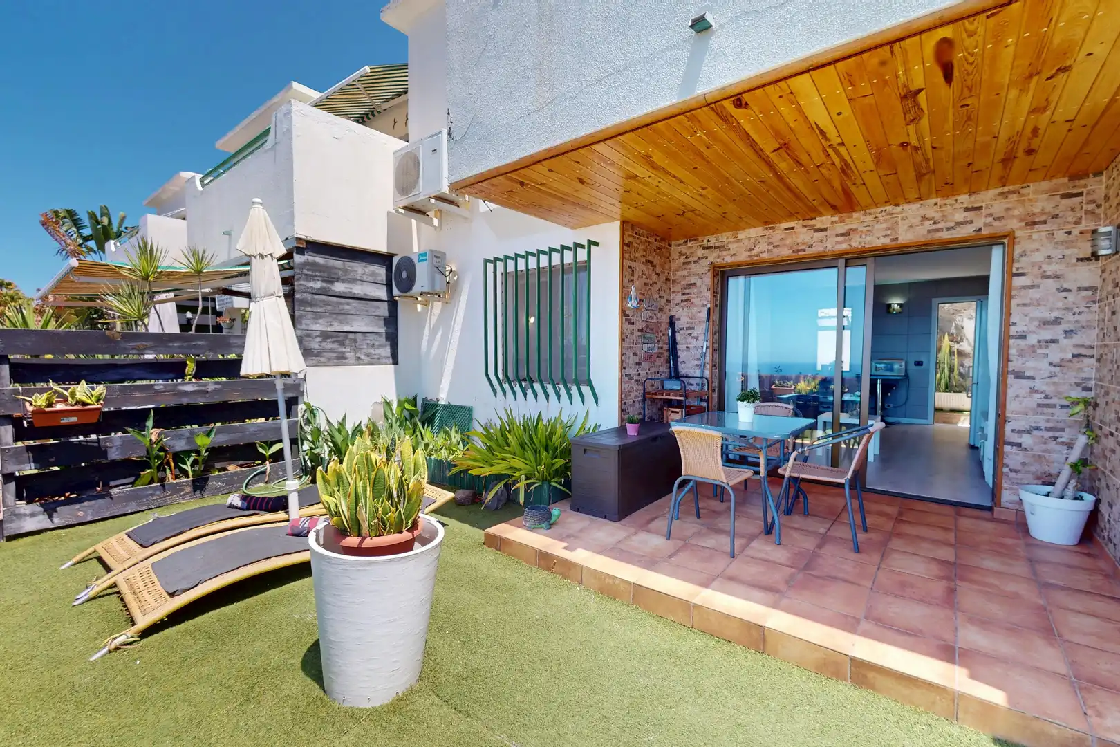 Terrace of Flat for sale in Mogán  with Air Conditioner, Heating and Terrace
