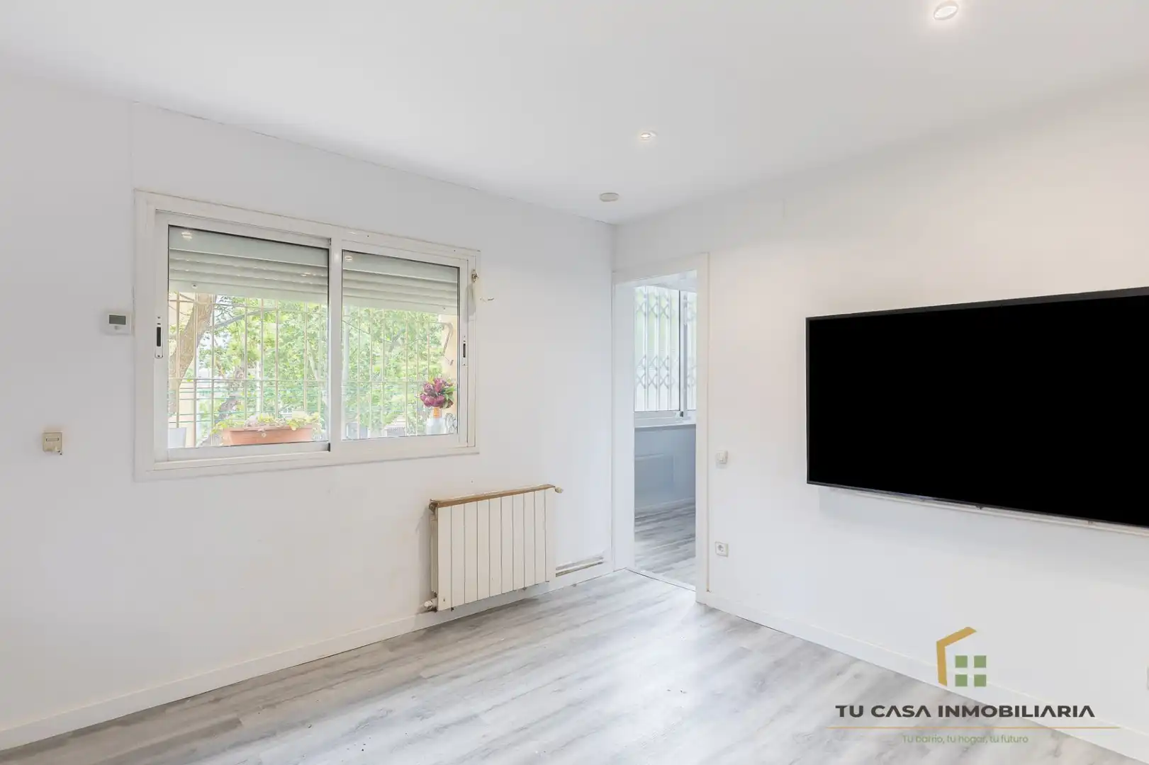 Sala de estar de Piso en venta en Badalona con Aire acondicionado