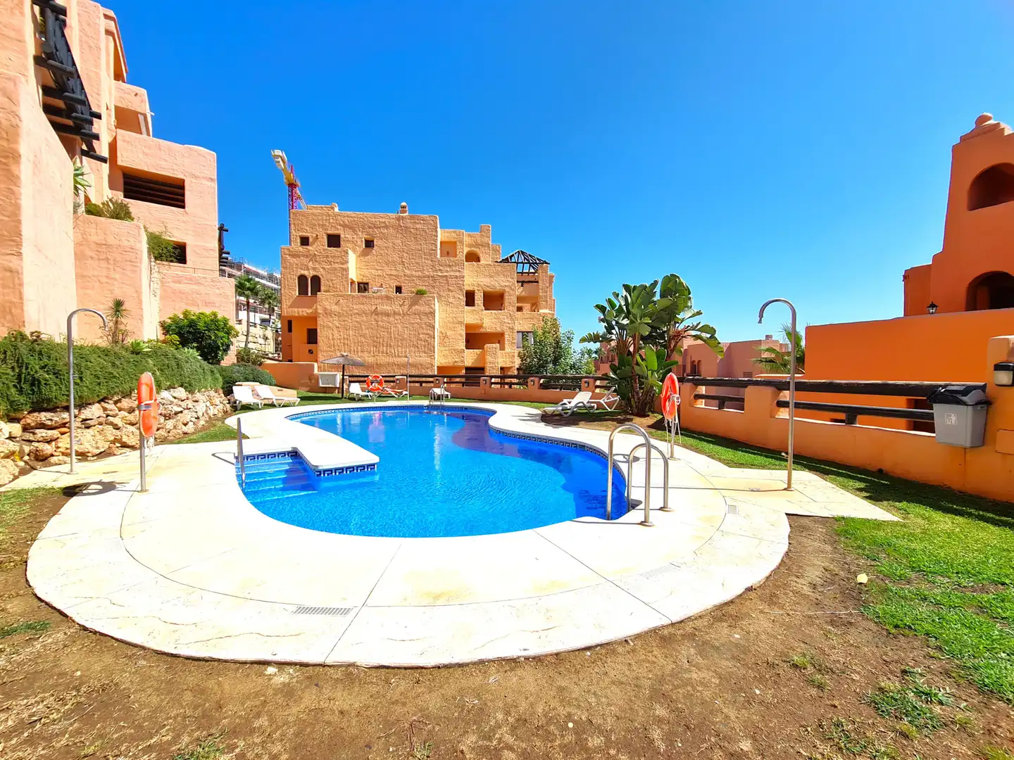 Swimming pool of Apartments for sale in Manilva  with Air Conditioner, Terrace and Storage room
