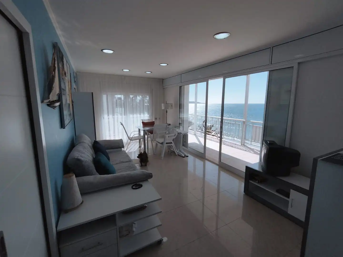 Living room of Flat for sale in Salou  with Heating, Private garden and Terrace