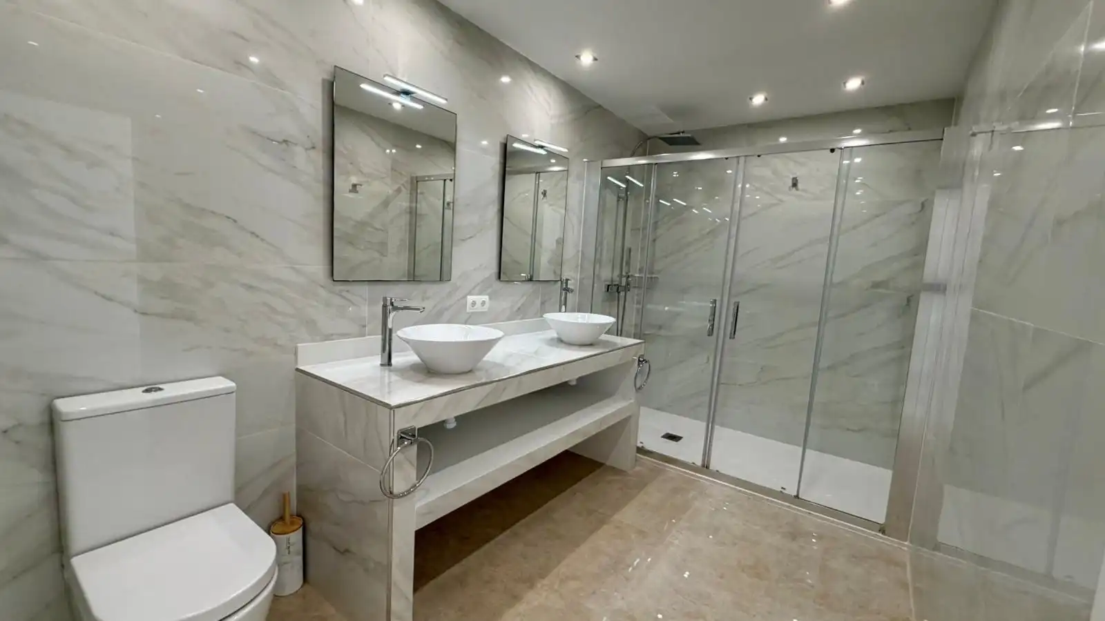 Bathroom of Detached homes for sale in Sant Josep de sa Talaia  with Air Conditioner, Heating and Private garden