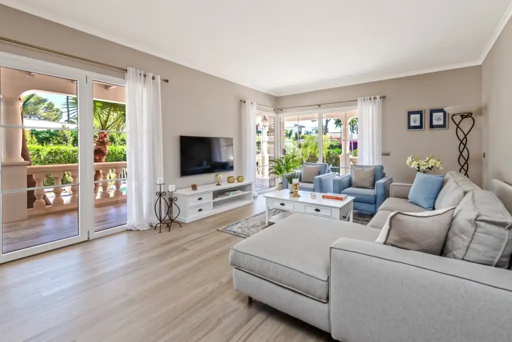 Living room of Houses for sale in Calvià  with Air Conditioner, Heating and Private garden