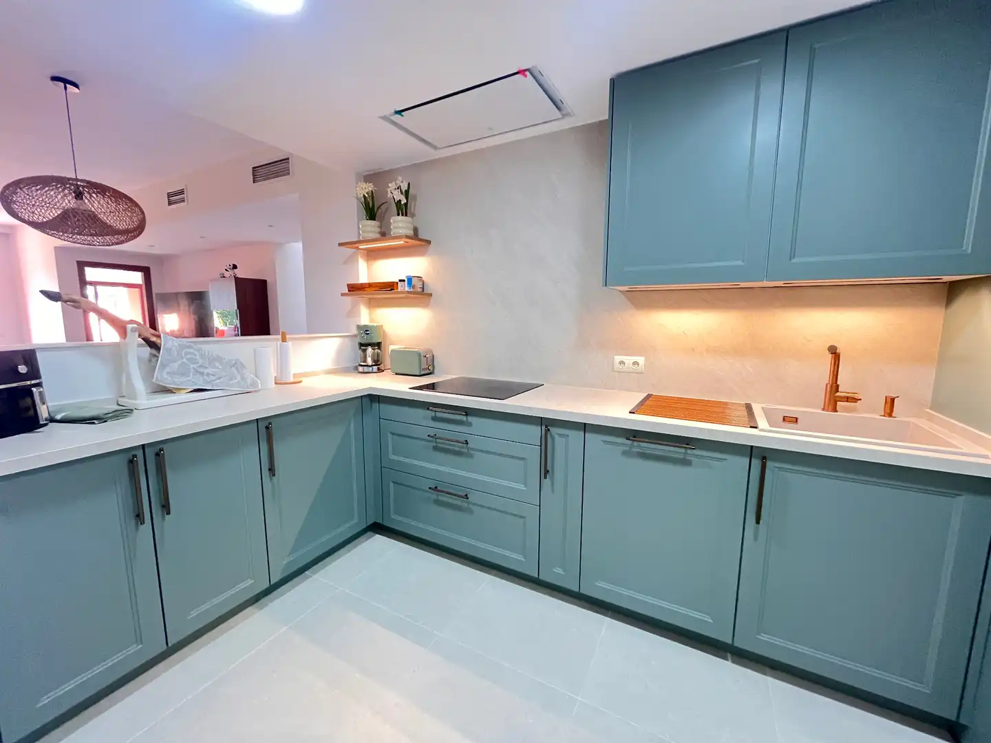 Kitchen of Attic for rent in Marbella  with Air Conditioner, Heating and Terrace