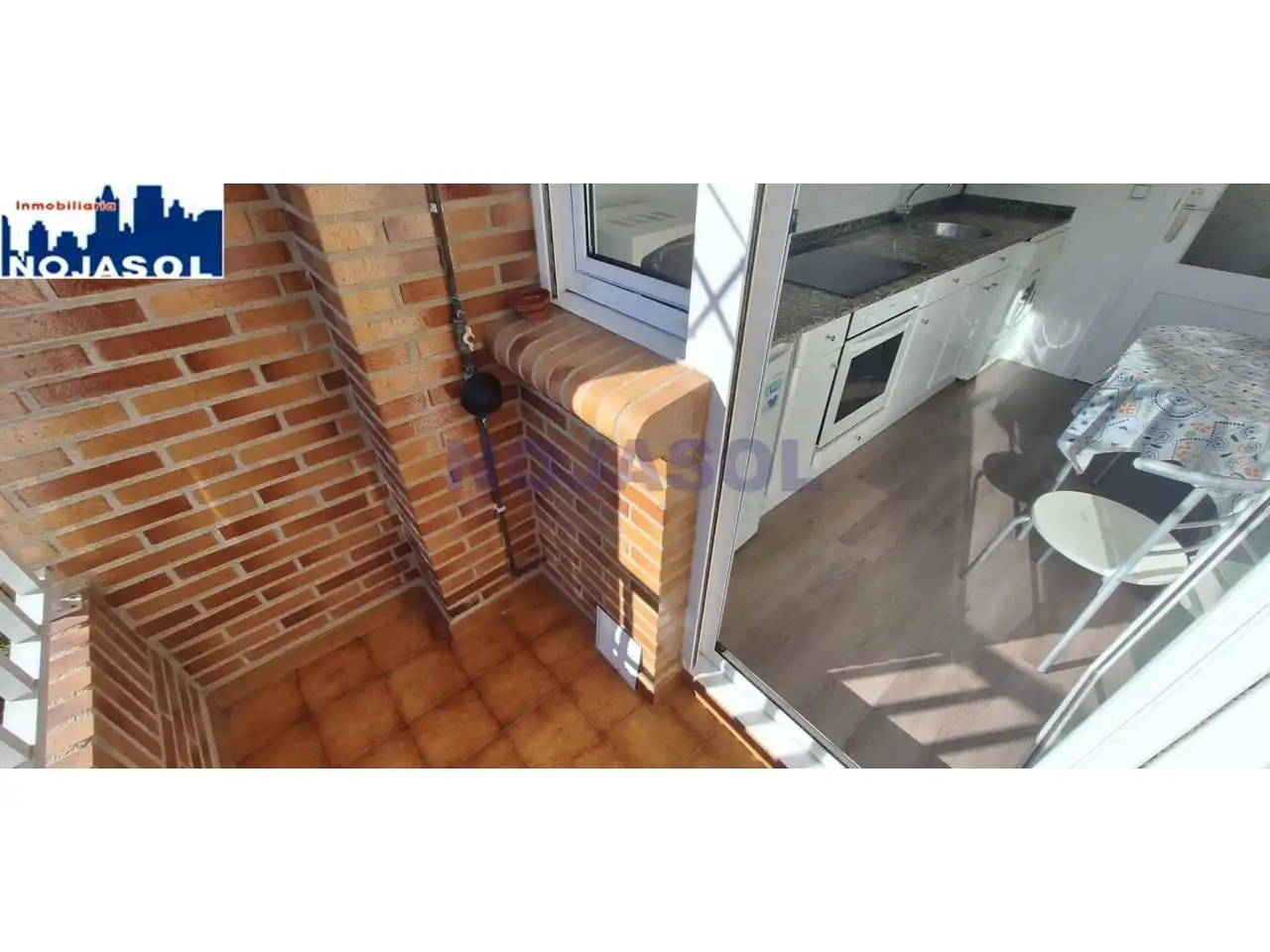 Terraza de Apartamento de alquiler en Noja con Calefacción, Parquet y Terraza