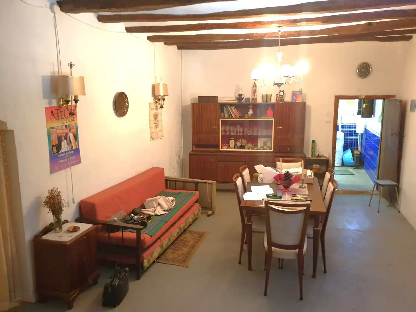 Sala de estar de Finca rústica en venta en Castejón de las Armas con Terraza, Trastero y Amueblado